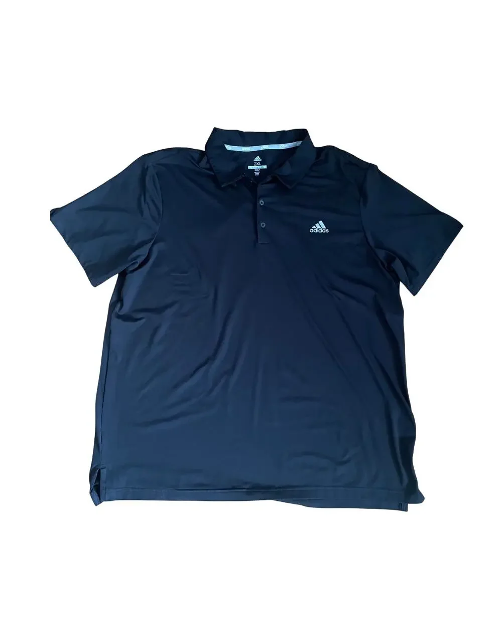 Adidas Golf Polo Dri-Fit Men XXL Black #0354